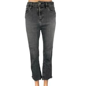 Urban Outfitters BDG Kick Flare Black High Rise Cropped Bootcut Denim Jeans 27